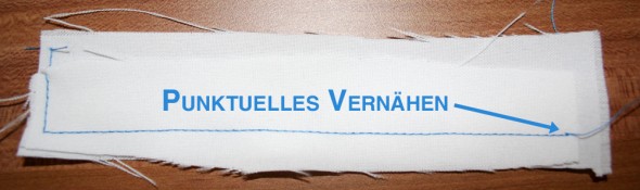 punktuelles Vernähen