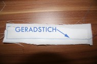 Geradstich