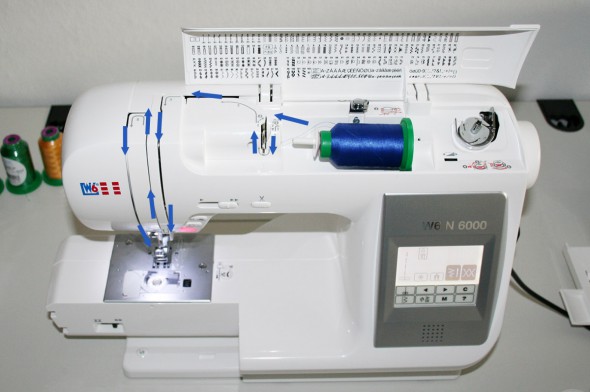 W6 N 6000 Oberfaden einfädeln