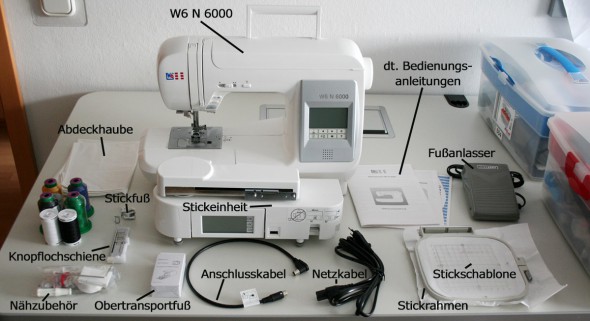 W6 N 6000 Lieferumfang